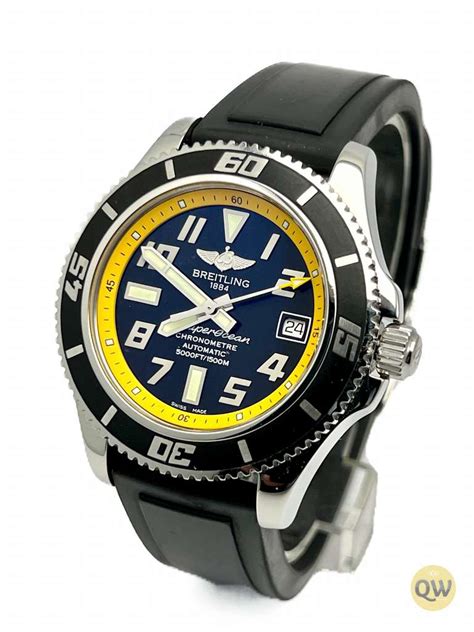 replica breitling yellow dial|breitling superocean 42 abyss.